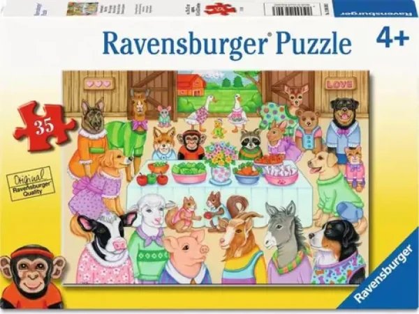 Ravensburger 120043003 Mejdan na farme 35 dielikov