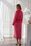 L&L 2552 Cora Long S-2XL dámsky župan malina XXL