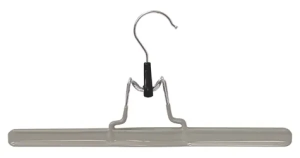 MSV ANTI-SLIP ramienko na sukne a nohavice šedo-hnedé / oceľ potiahnutá plastom / 30 cm