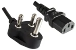 MicroConnect Power Cord India typ D - C13 1.8m čierna / Indická koncovka (PE010418INDIA)