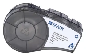 BRADY Vinylové štítky pre M210/M211 / Štítky do tlačiarne / vinylové / biele / lesklé (M21-500-581-WT)