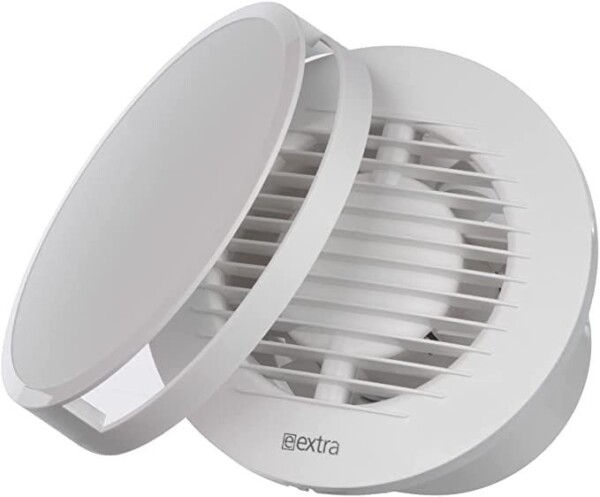 Europlast Household fan EUROPLAST E-Extra EAT100S, d100 mm, with cover, ball bearing, with timer