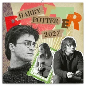 NOTIQUE Harry Potter 2027 / Poznámkový kalendár / 30 x 30 cm