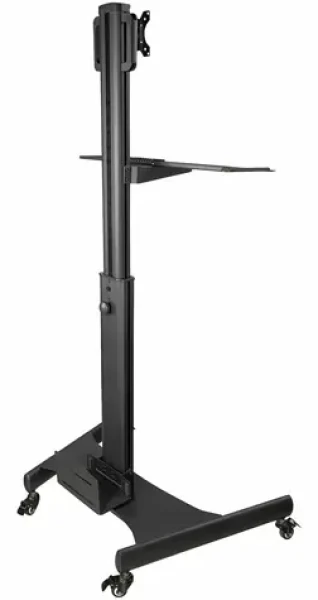 StarTech Mobilná pracovná stanica na kolieskach / Pracovná stanica / Nosnosť 8 kg / Náklon -30° až 30° / Otočná 360° (WKSTNCART)