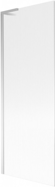 MEXEN/S - Next L vaňová zástena FIX 70 x 150, prúžky, chróm 895-070-000-03-09-01