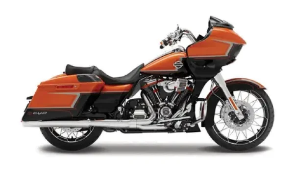 Maisto - HD - Motocykel - 2022 CVO Road Glide, oranžovo-metalic čierna (séria 44), 1:18