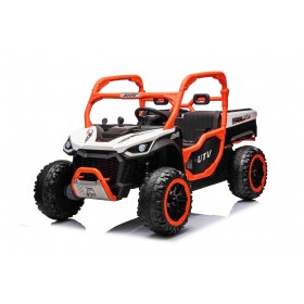 Mamido Detské elektrické autíčko Farmer Truck UTV Racing 4x4 24V biele