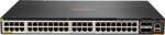 HP HPE Aruba 6300M - Switch - L3 - managed - 48 x 100/1000/2.5G/5G (PoE+) + 4 x 1 Gigabit / 10 Gigabit / 25 Gigabit / 50 Gigabit SFP56 (Uplink / Stacking) - Front und Seite zu Hinterseite - an Rack montierbar - PoE+ (2880 W)