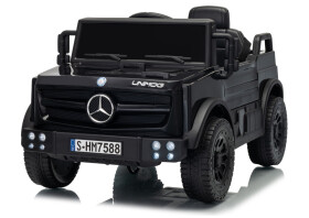 Mamido Elektrické autíčko Mercedes Unimog čierne