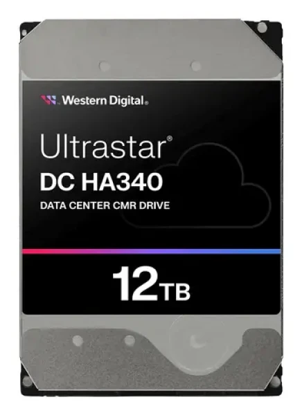 WD Ultrastar DC HA340 12TB / HDD / 3.5" SATA III / 7 200 rpm / 512MB cache / 5y (0B47063)