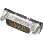 FCI D-SUB D37P24A4GV00LF D-SUB kolíková lišta 180 ° Pólov: 37 tlačené 1 ks; D37P24A4GV00LF