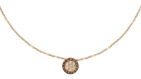 Tommy Hilfiger Štýlový bronzový náhrdelník s príveskom 2780579