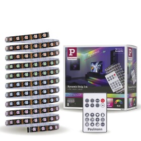 Paulmann 78887 LED pásik základná sada konektor 3 m RGB; 78887 - Paulmann PAULMANN EntertainLED LED Dynamic RGB 3m 5W 60LEDs/m RGB plus 10VA 78887