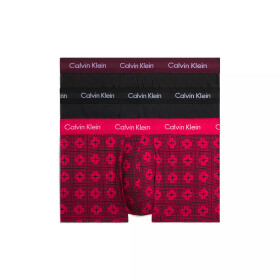 Pánske boxerky 3Pack 000NB3055A I1Z červená/čierna - Calvin Klein S