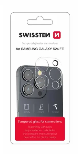 Swissten ochranné sklo na šošovku fotoaparátu pre Samsung S721B Galaxy S24 FE 5G (94500129)
