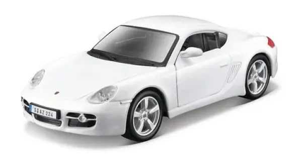 Bburago Porsche Cayman S biela 1:32
