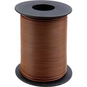 Donau Elektronik 105-8-100 spojovací drôt, 1 x 0.20 mm², hnedá, 100 m; 105-8-100