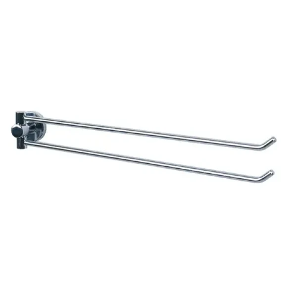 Spirella ATLANTIC dvojitý nástenný držiak na uteráky 35 cm chrómovaná oceľ (7610583064226)