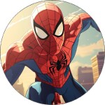 Jedlý papier Spider-Man 19,5 cm - Pictu Hap - Pictu Hap