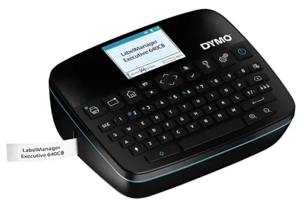 Dymo LabelManager Executive 640 CB / Tlačiareň samolepiacich štítkov / QWERTY / pásky do 24 mm / 180 dpi / USB-C (2197370)