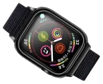 USAMS US-ZB073 čierna / Remienok / Nylonový / Pre Apple Watch 4/5/6/7/SE/SE3 40/41 mm (ZB73IW1)
