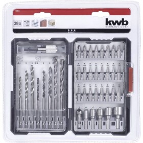 Kwb 108955 39-dielna sada bitov a vrtákov; 108955