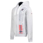 Geografické Nórsko Fogora DB 100 M WZ3066H/GN-Gray sieťovaná mikina XL