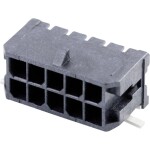 Molex vstavaná pinová lišta (štandardná) Počet pólov 10 Raster (rozteč): 3 mm 430451010 1 ks Tape on Full reel; 430451010