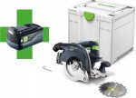 Festool Akumulatorowa ręczna pilarka tarczowa HKC 55 EB-Basic (577034) 1 x Akumulator 5 Ah