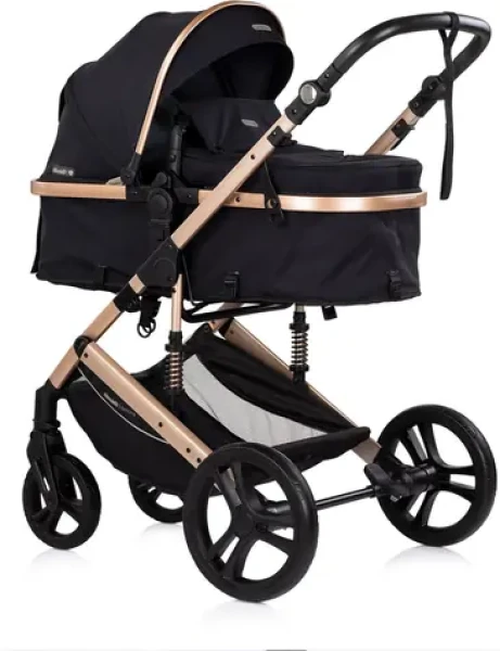 CHIPOLINO Kočík kombinovaný Amore 2v1 Noir (KKAM02601NO)