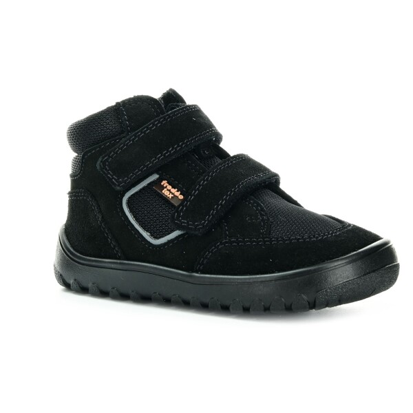Froddo Up Hill Tex G3110281-16 Black celoročné členkové barefoot topánky 23 EUR