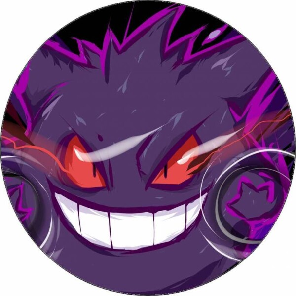 Jedlý papier Pokémon Gengar 19,5 cm - Pictu Hap - Pictu Hap