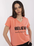 Tričko CLM TS 1726.87 coral XL