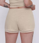 Dámske krátke nohavice GO Ribbed Short GRAY sv. béžová M013 SLOGGI GRAY