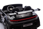 Mamido Mamido Elektrické autíčko Porsche 911 GT3 XXL | 24V14Ah | 12km/h | Nafukovacie kolesá | 2x320W | Pre 2 deti | Lakované čierne