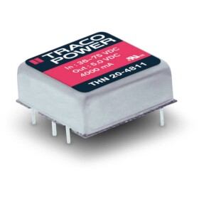 TracoPower THN 20-1211 DC / DC menič napätia, DPS 12 V/DC 5 V/DC 4 A 20 W Počet výstupov: 1 x; THN 20-1211