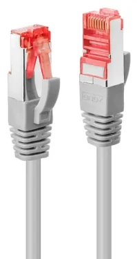 Lindy S/FTP Cat6 15m šedá / Patch kábel / RJ-45 / tienený / 250 MHz (47709)