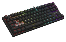 Savio Tempest X2 Outemu Red čierna / Herná klávesnica / RGB / drôtová (TEMPEST X2 RED)