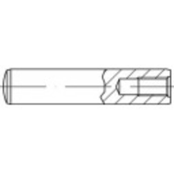 TOOLCRAFT TO-9979368 valcový kolík (Ø x d) 20 mm x 55 mm M10 ocel 25 ks; TO-9979368