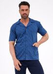 Cornette 318/57 cr/r 3XL-5XL pánske pyžamo bez zipsu džínovina 4XL