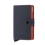 Pánska mini peňaženka Secrid Miniwallet Matte Nightblue & Orange