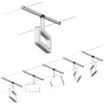 Paulmann WS DC Frame kompletný systém lankových svietidiel chróm (matný), chróm; 94481