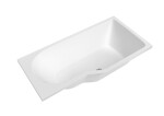 Asymetrická vaňa Laguna Beáta Plus 160x80 cm akrylát pravá BE1600PPLUS BE1600PPLUS