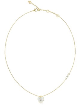 Guess Krásny pozlátený náhrdelník Guess Amore JUBN05052JWYGWHT/U