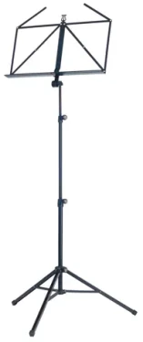 Kamp;M 10065 stojan na noty čierna / výška od 585 do 1220 mm (10065-000-55)