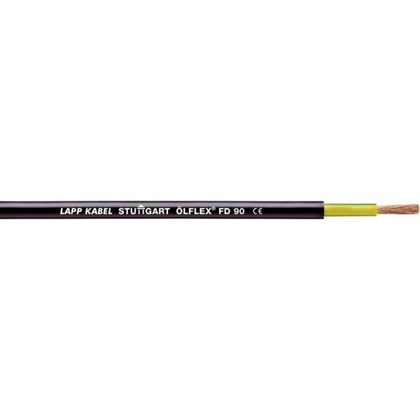 LAPP 26614/500 vedenie ťažnej reťaze ÖLFLEX® FD 90 1 x 50 mm² čierna 500 m; 26614/500
