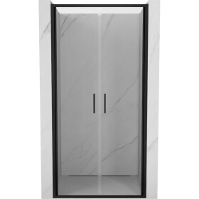 MEXEN - Exo sprchové dvere krídlové 100, transparent, čierna 814-100-000-70-00