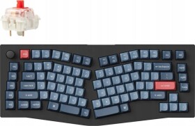 Keychron Keychron - V10 Max QMK/VIA Wireless Custom Mechanical Keyboard - Klawiatura mechaniczna Fully Assembled Knob Red