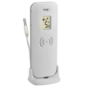TFA 30.3255.02 / Bezdrôtový snímač teploty s káblovým senzorom / -40 až +60 °C / dosah 100 m / 433 MHz / kábel 200 cm