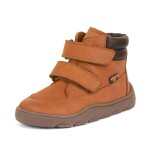 Detské zimné barefoot topánky ZERU TEX Cognac, Froddo, G2110150-3, hnedá - 32